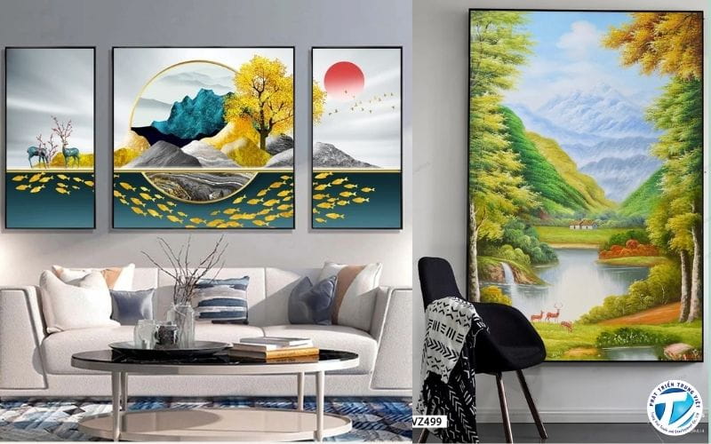 Tranh canvas phong cảnh thiên nhiên